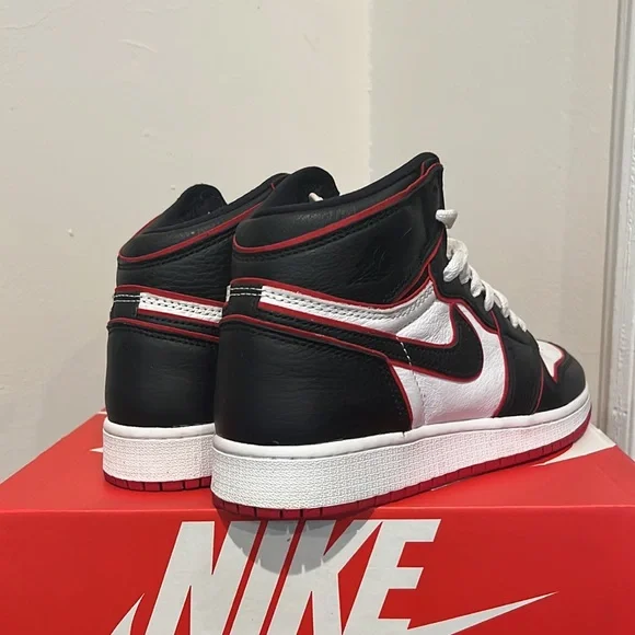 Red Black and White Air Jordan 1s - Picture 2 of 4